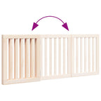 valla mascota madera 3 piezas 150 cm
