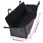 transporte perro negro 137x46x50 cm