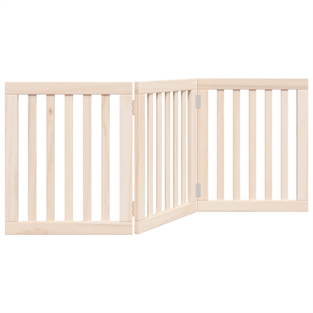 valla mascota madera 3 piezas 150 cm