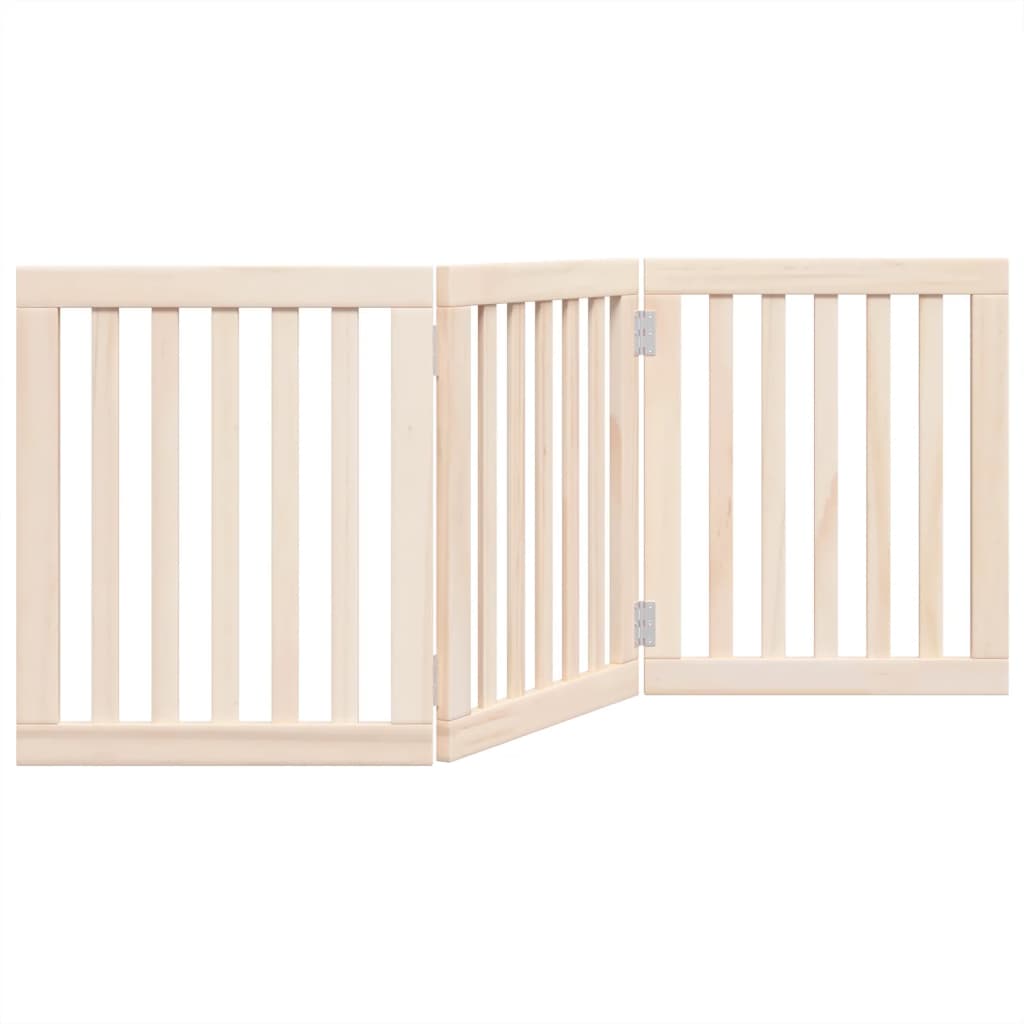 valla mascota madera 3 piezas 150 cm