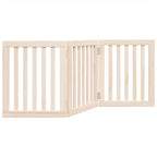 valla mascota madera 3 piezas 150 cm